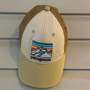 Patagonia Beige and Khaki Mountain Patch Trucker Hat
